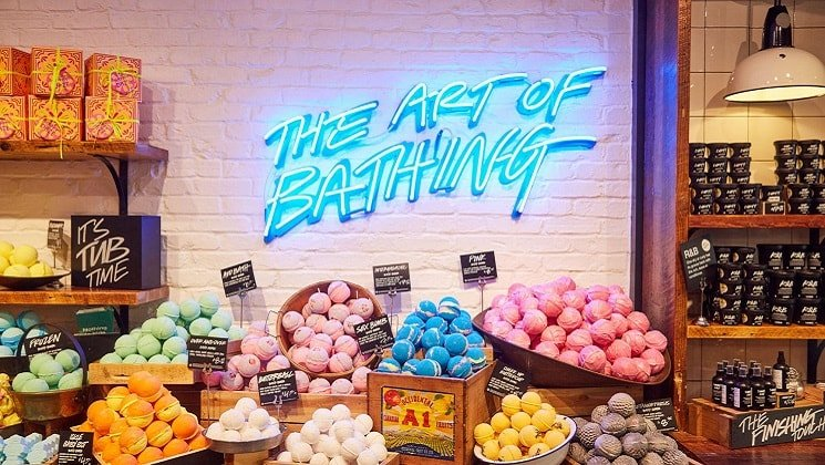 Lush cosmetics