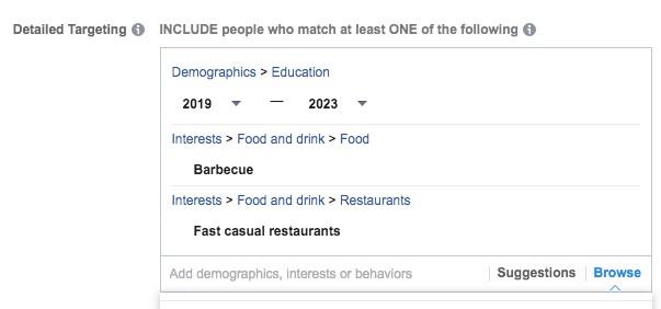 interest targeting