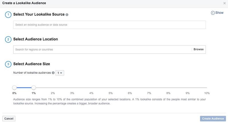 Facebook ads lookalike audiences