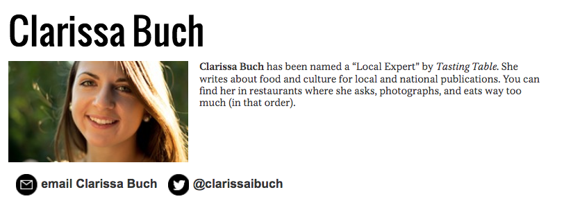author info