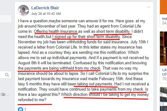 Facebook post with low search volume keywords