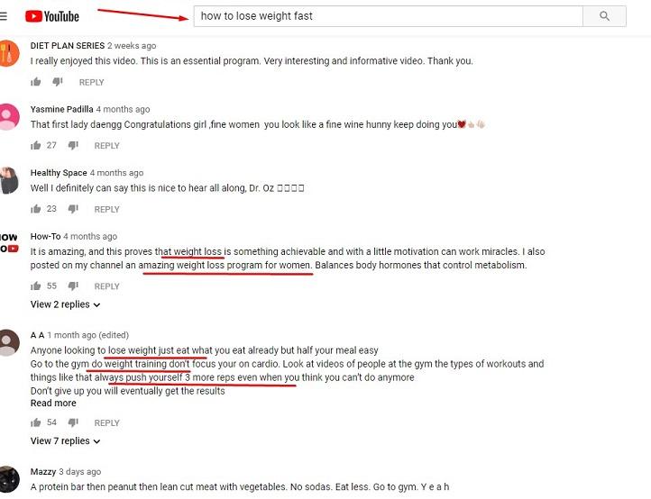 YouTube low search volume keywords