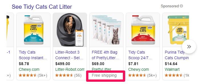 Pretty Litter ecommerce discount
