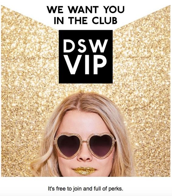 DSW VIP email