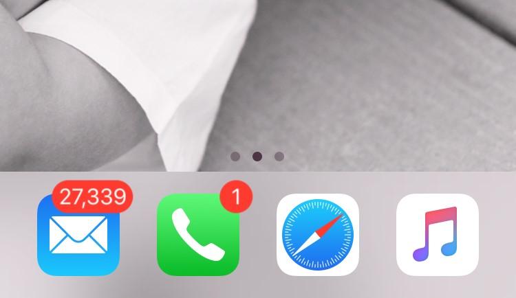 screenshot of full inbox