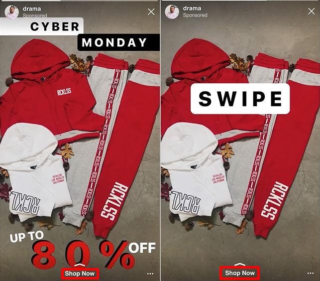 short-lived content Instagram example