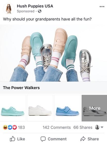 Hushpuppy Facebook ad
