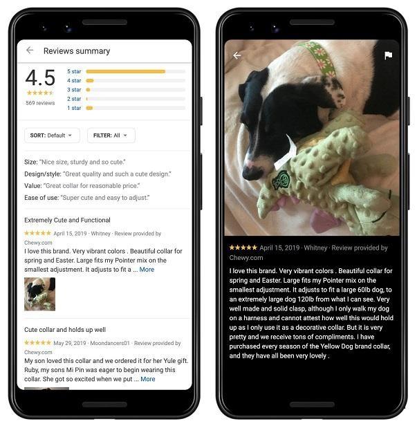 Google Ads user-generated shopping reviews