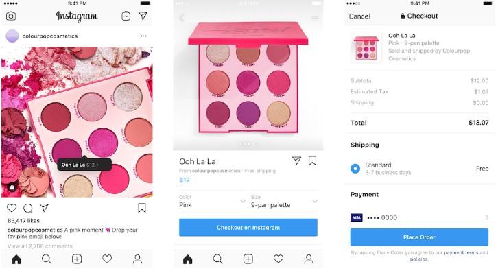 Instagram Checkout