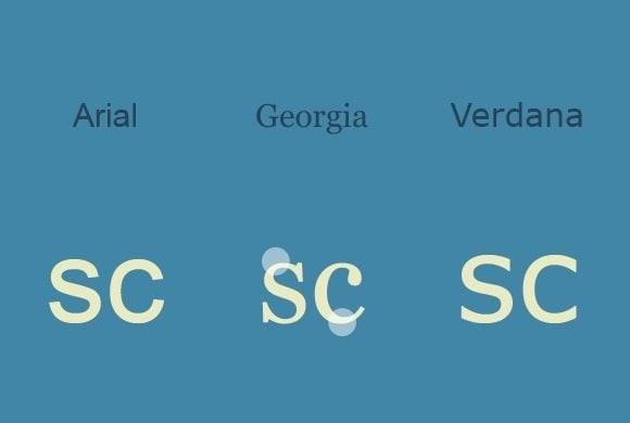 fonts with accessibility markers