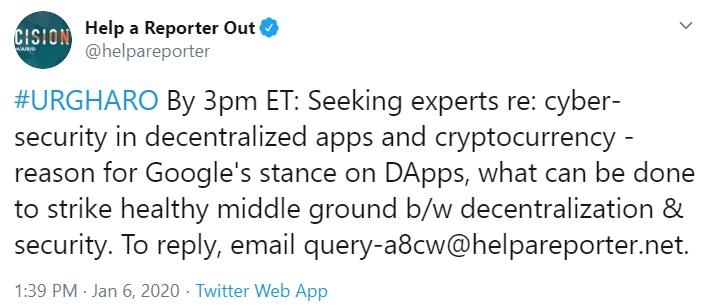 best marketing strategies HARO twitter