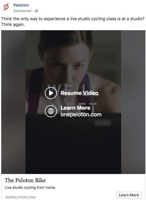 facebook video ad example