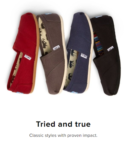 copywriting formulas toms story