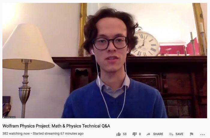 YouTube Live presentation example