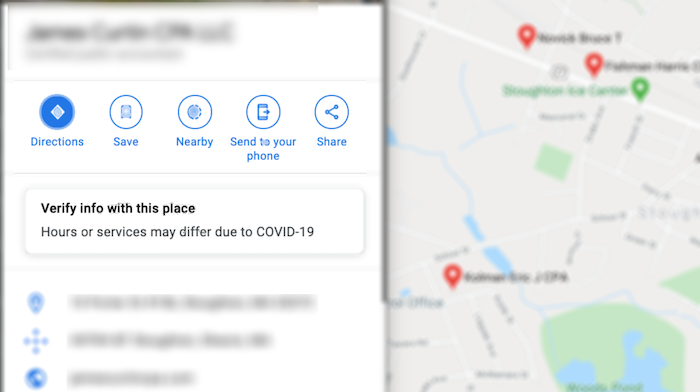 SMB SEO strategies during COVID-19 GMB verify info