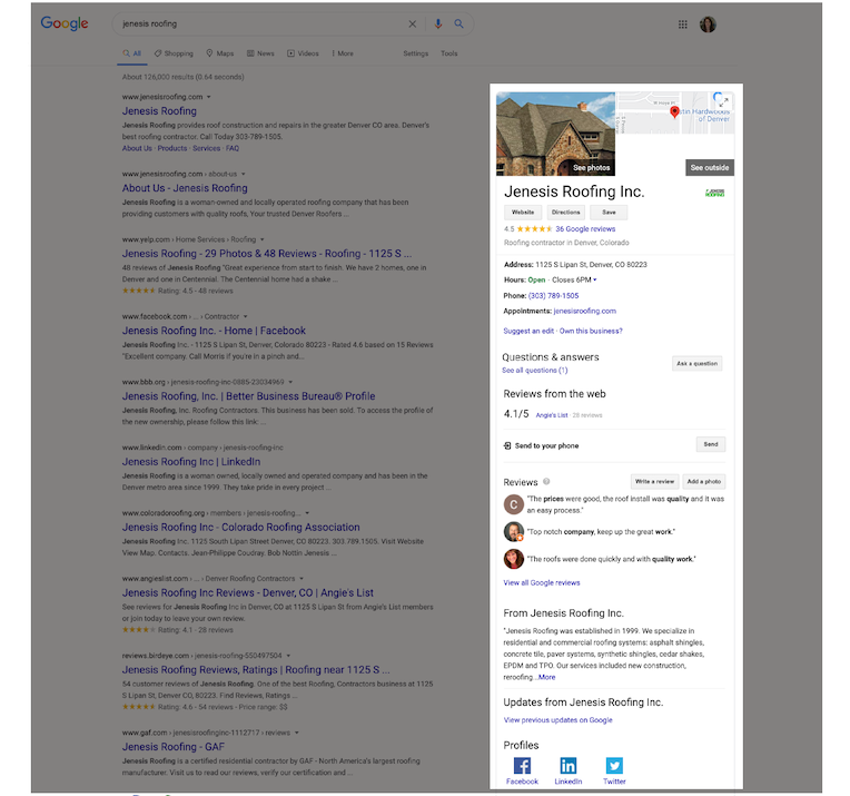 get set up for google my business success business profile like website