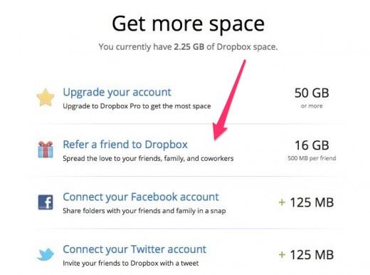 Dropbox referral program results