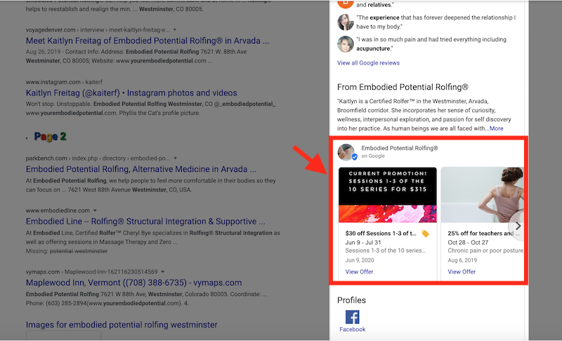 how to promote a new product or service with a gmb post
