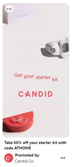 Pinterest video ad example