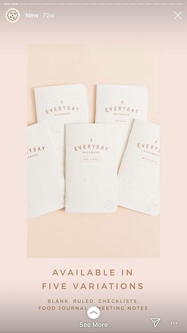 Instagram Story Highlights on Letterfolk's Story with