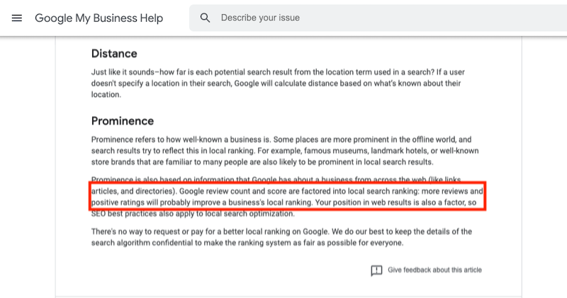 get more google reviews reviews influence local rank