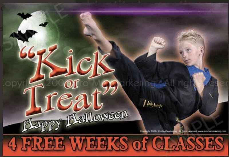 october marketing ideas kick or treat