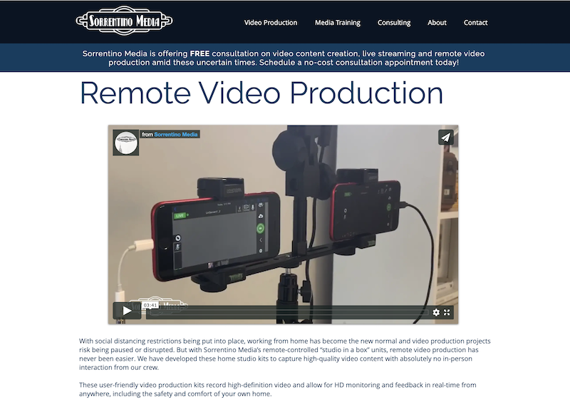 remote at home diy videos for marketing sorrentino media