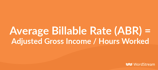agency profitability metrics-average billable rate