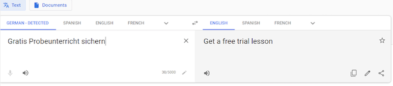 international ppc google translate