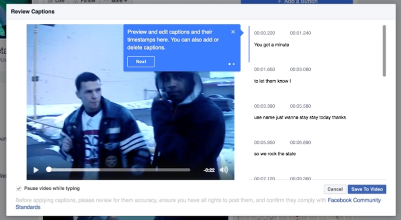 accessibility and inclusivity in advertising facebook captions