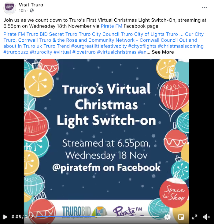 december marketing ideas - virtual party