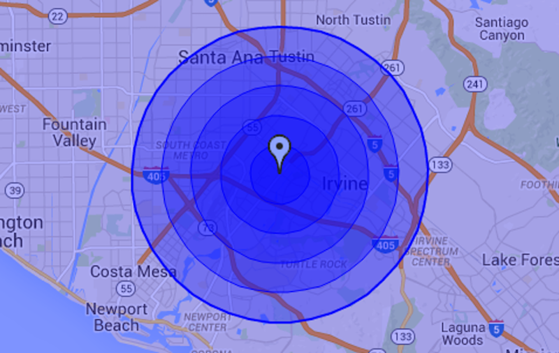 local marketing ideas radius targeting google ads