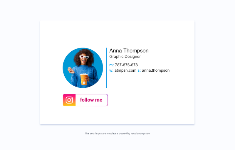 email signature marketing trends for 2021 example 1