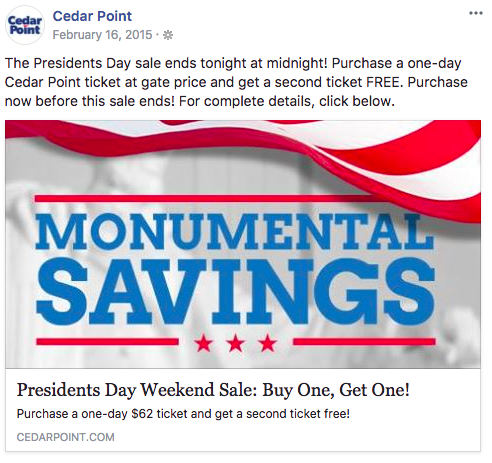 february marketing ideas presidents day sale