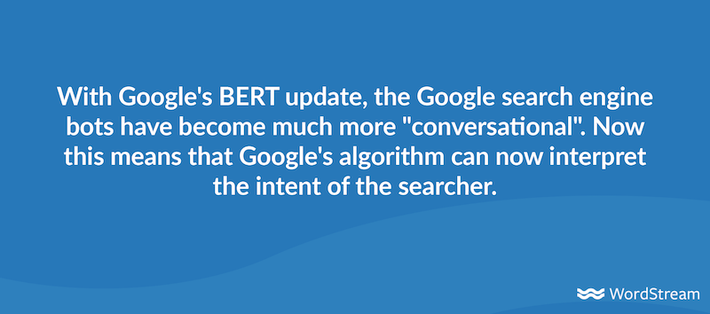 seo trends for 2021 BERT