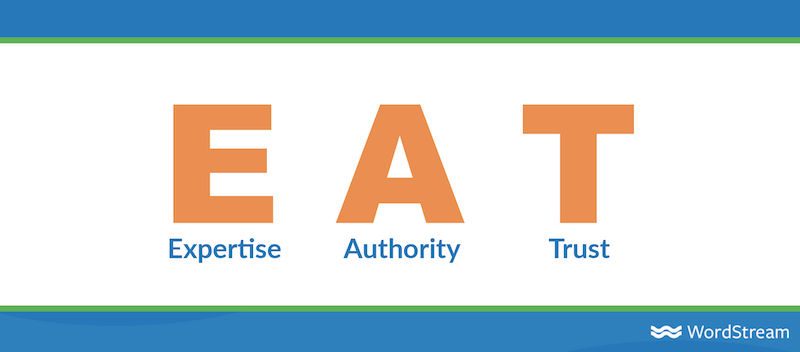 seo trends for 2021 google EAT