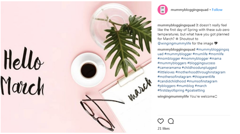 March marketing ideas first day of spring