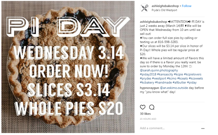 March marketimg ideas pi day 2