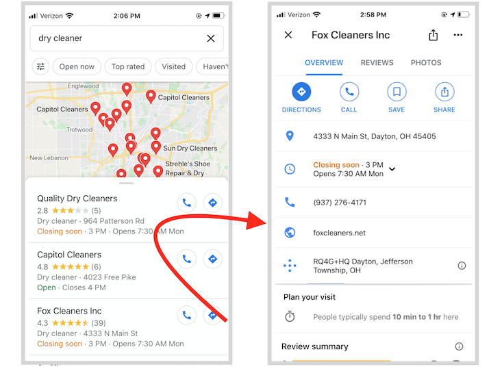 stand out from competitors on google GMB profile