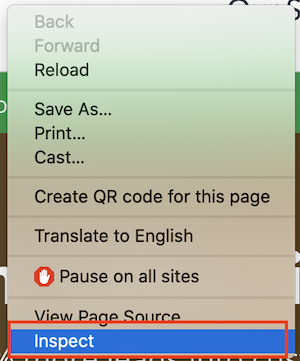 improve core web vitals inspect