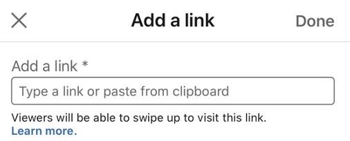 linkedin-stories-add-link