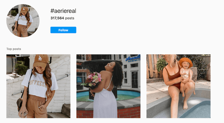 aerie user generated content on facebook 