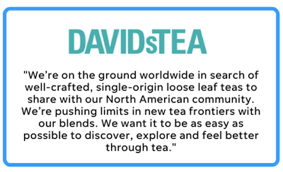 business mission statement example-david's tea