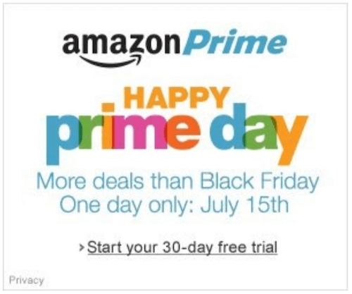 best marketing campaigns: amazon prime day