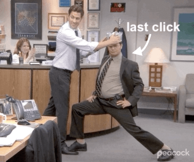 last-click attribution model meme