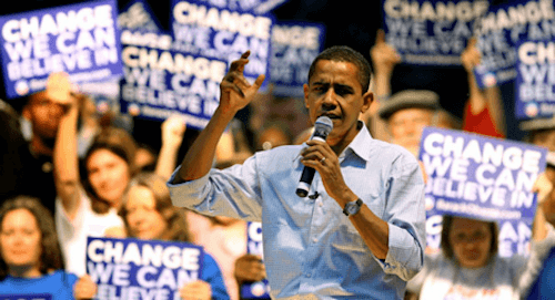 marketing and advertising slogan examples: change we can believe in