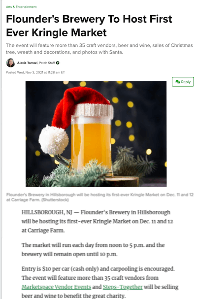 how to write a press release: event press release example