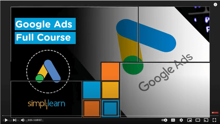 google-ads-training-course-simplilearn-youtube