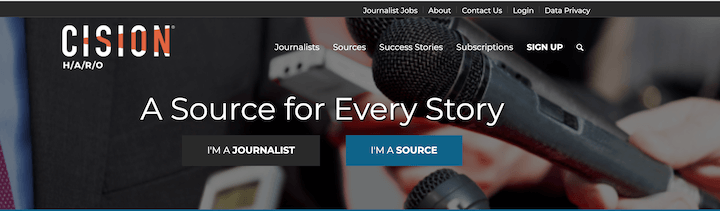 help a reporter out homepage
