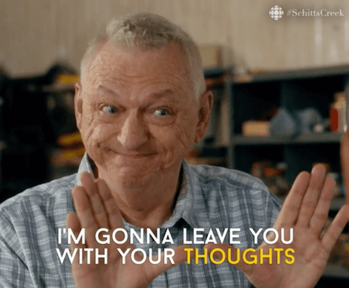 copywriting techniques - leave you with your thoughts meme